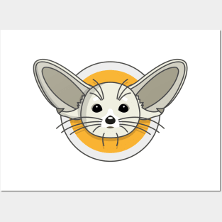 Fennec fox logo Posters and Art